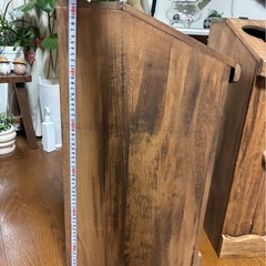 木箱　収納の画像