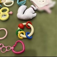 ベビー　新生児　カラフルながらがら・ラトルおもちゃセットの画像