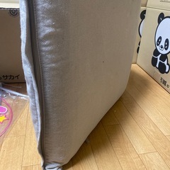 無印良品　座椅子　グレーの画像