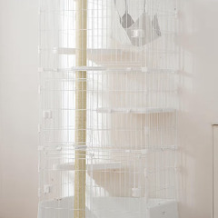 キャットケージ　3段（段変更可能、美品、）の画像