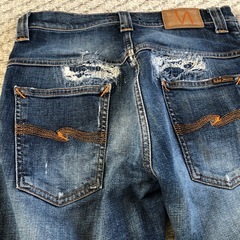 nudie jeans Thin Finn ダメージデニム サイズ30の画像