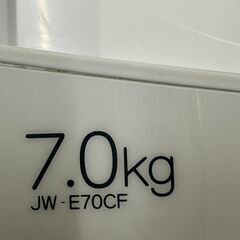 【ジャングルジャングル滋賀草津店】ジモティ来店特価!!　洗濯機　ハイアール　JW-E70CF　2021　J-2512135の画像