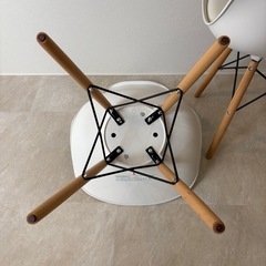 椅子2脚セット　ダイニングチェア　ホワイト　白　新生活　の画像