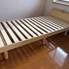 ベットフレームシングルベッドの画像