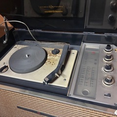 昭和レトロ！National ステレオレコードプレーヤーSU-40の画像