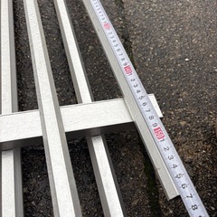 アルミサッシ　面格子　たて型　窓柵　2枚の画像