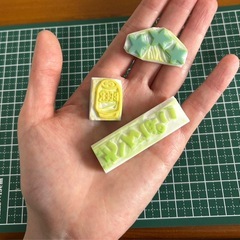 消しゴムはんこの画像