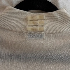 【未使用】ハイネック　セーター　白　earthの画像