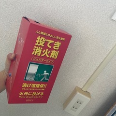 投てき消火剤　の画像