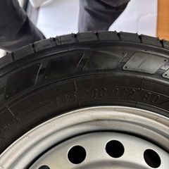 夏タイヤスチールホイール4本セットの画像