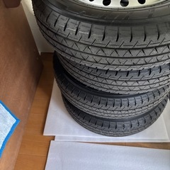 夏タイヤスチールホイール4本セットの画像