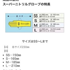 ★新品★フジ スーパーニトリルグローブ 青 粉なし サイズ M 100枚　業務用の画像