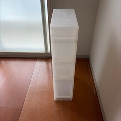 廃棄予定！早い者勝ち　無印良品　収納ストッカー　キャスター付き　キャビネット　ワゴン　収納ケース　ポリプロピレン　キャスターなしの画像