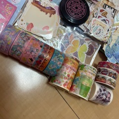 紙モノ、マステ、シールなどの画像