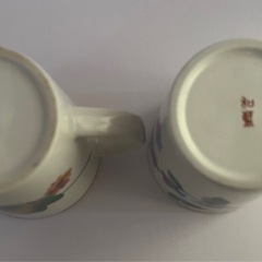 和柄　コーヒーカップ　2客の画像