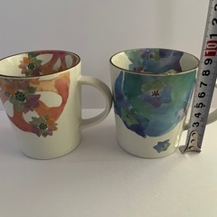 和柄　コーヒーカップ　2客の画像