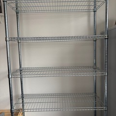 決まりましたスチールラック　メタルラックの画像