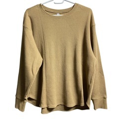 （XL）［お得］UNIQLO長袖ワッフルTの画像