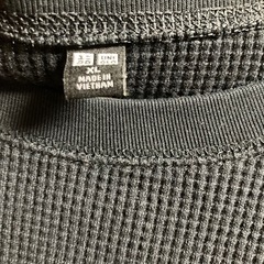 （XL）［お得］UNIQLO長袖ワッフルTの画像