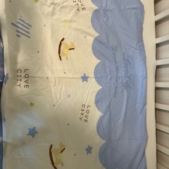 【セット売り】ベビーベッド　プーさんベッドメリー　ベビー布団,ベッドマットの画像
