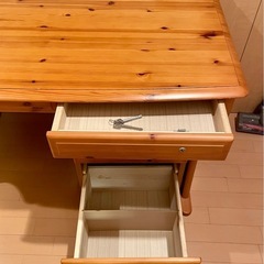 お引き取り中事務机　学習机の画像