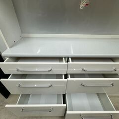 【ジャングルジャングル滋賀草津店】ジモティ来店特価!!　キッチンﾎﾞｰﾄﾞ　パモウナ　ホワイト　J-2512140の画像