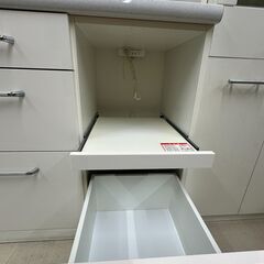 【ジャングルジャングル滋賀草津店】ジモティ来店特価!!　キッチンﾎﾞｰﾄﾞ　パモウナ　ホワイト　J-2512140の画像