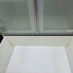 【ジャングルジャングル滋賀草津店】ジモティ来店特価!!　食器棚　ホワイト　J-2512141の画像