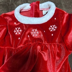 キッズ　クリスマス服、帽子セットの画像