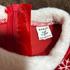 キッズ　クリスマス服、帽子セットの画像