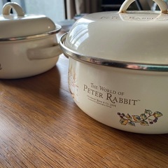 ピーターラビット　鍋 2個セットの画像