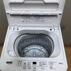 【設置&送料無料】ヤマダ電機 洗濯機 YWM-T50H1 5kg 2021 製の画像