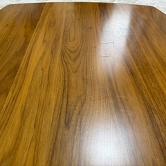 ニトリ　リラックスワイド　ダイニングテーブルセットの画像