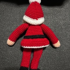手編みサンタさん　クリスマス　人形の画像
