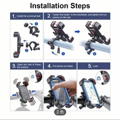 ⭐︎ スマホホルダー バイクや自転車に ⭐︎の画像