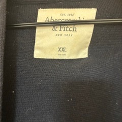 Abercrombie & Fitch ネイビー カーディガン XXLの画像