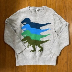 ２着セット　パーカー＆ニットトレーナー(4y110)　　　の画像