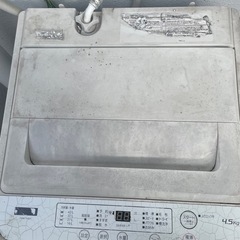 YAMADA（ヤマダ電機）全自動洗濯機 4.5kg 型番：YWM-T45H1の画像