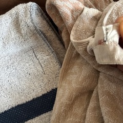 中古　今治タオル2枚、大判タオル1枚　3枚セットの画像