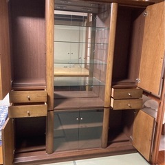 問い合わせ多数❗️収納棚《照明付き》大容量収納《配達可能》の画像