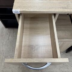 J3398　【リユースのサカイ柏店】　不二貿易　フジボウエキ　レンジ台　収納　木製の画像