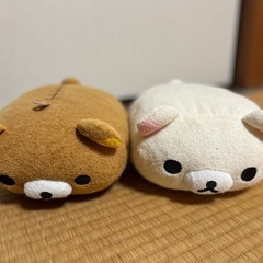 ぬいぐるみリラックマとコリラックマダブルセットの画像