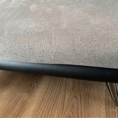 布張りカウチソファ(ポーション2KD GY) の画像