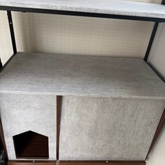 ラック　棚　ペットのトイレを隠せる の画像
