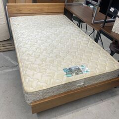 リサイクルショップどりーむ天保山店　セミダブルベッド　No5394マットレス＋No5408ベッドフレーム　セミダブルサイズ　お得なセットです🎵の画像
