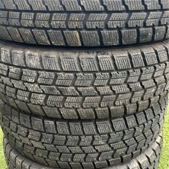 12月21日　お取引終了　22年製！バリ溝！　155 65 r13 鉄ホイール付きスタッドレスタイヤ4本セットの画像
