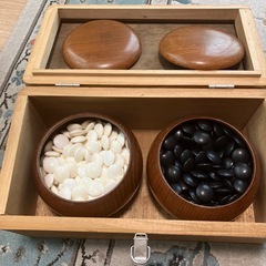 碁盤　碁石の画像