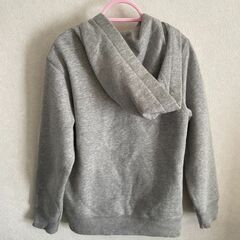 GAP キッズ パーカー 120｜裏起毛｜グレー｜あったか＆丈夫の画像