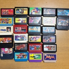 任天堂ニューファミコン+ソフト２６本(うち１本起動確認できず)の画像