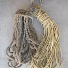 トラックロープ他、各種８本、手渡希望の画像